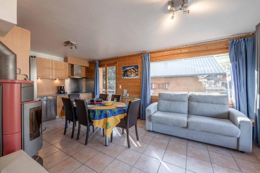 Rent in ski resort 3 room apartment 6 people (D) - Chalet Avoreaz - Morzine - Living room