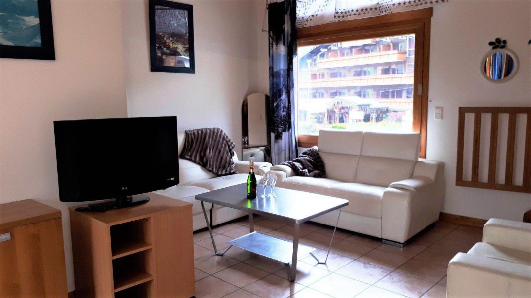 Rent in ski resort 3 room apartment 6 people (D) - Chalet Avoreaz - Morzine - Living room