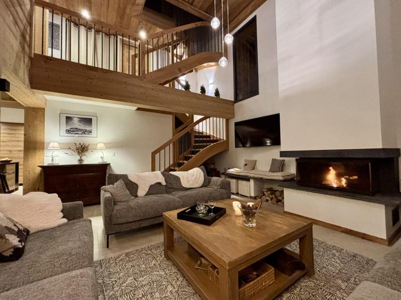 Аренда на лыжном курорте Шале квадриплекс 9 комнат 12 чел. - Chalet Beaufaire - Morzine - Салон