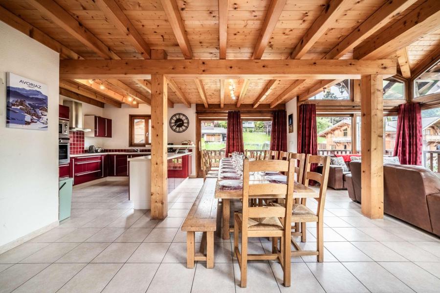 Skiverleih Triplex-Chalet 10 zimmer 17 Personnen - Chalet Beauséjour - Morzine - Wohnzimmer