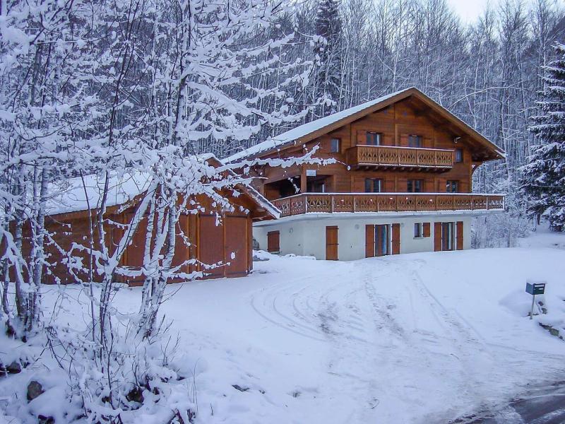 Rent in ski resort 6 room triplex chalet 14 people - Chalet Clairvaux - Morzine - Winter outside