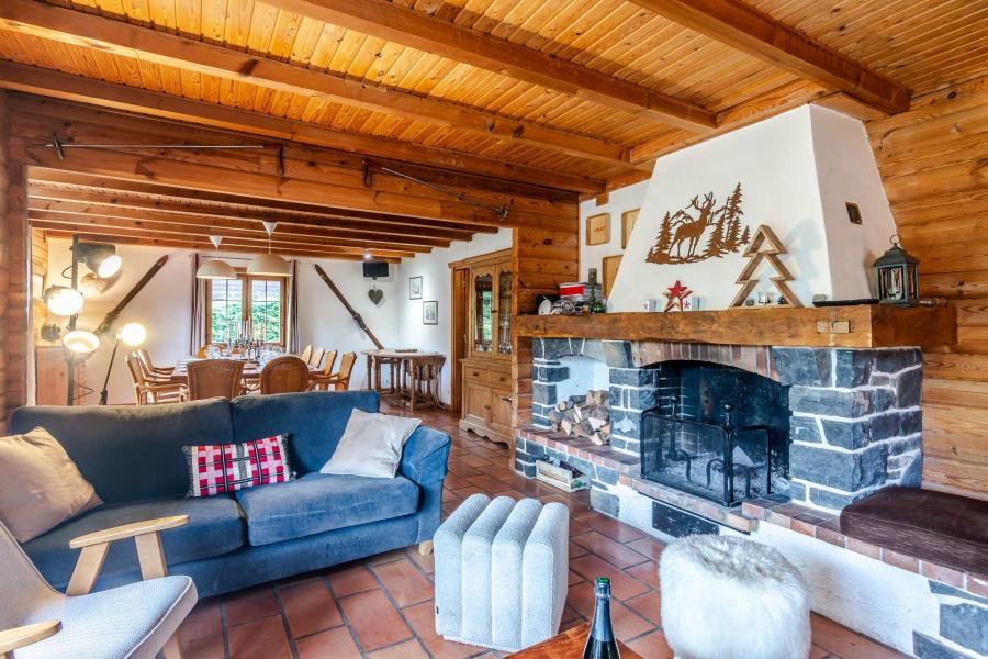 Rent in ski resort 10 room chalet 10 people - Chalet Copains - Morzine - Living room