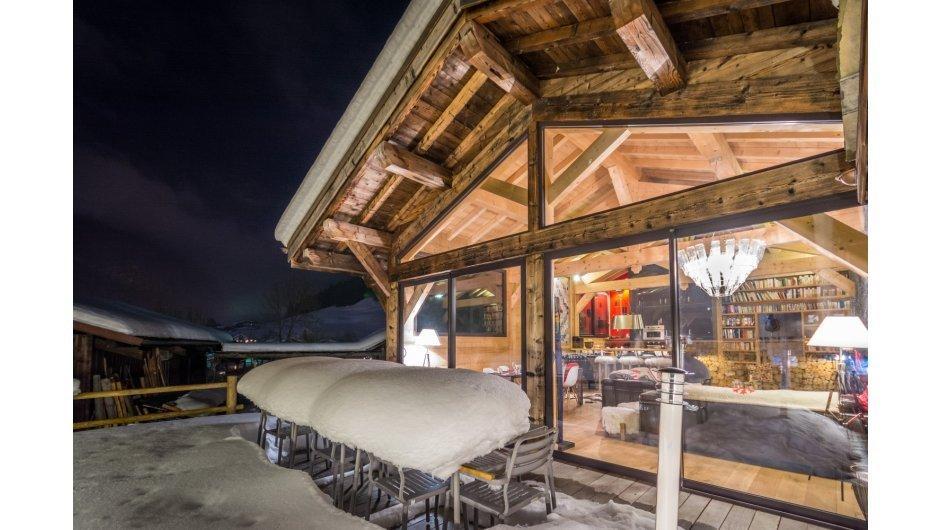 Аренда на лыжном курорте Шале 8 комнат 11 чел. - Chalet Igloo - Morzine - зимой под открытым небом