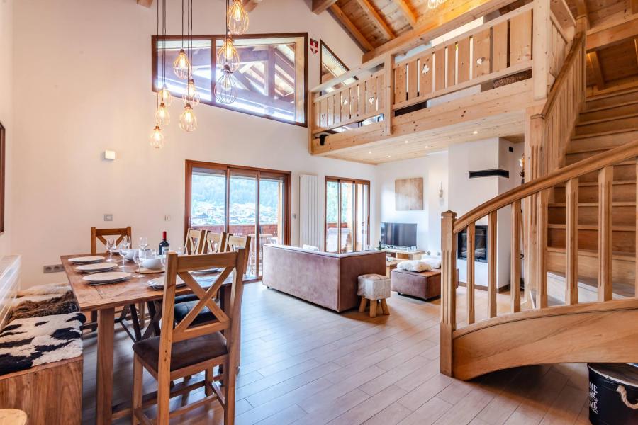 Rent in ski resort 5 room apartment 10 people (2) - Chalet l'Ourson Blanc Morzine - Morzine - Living room