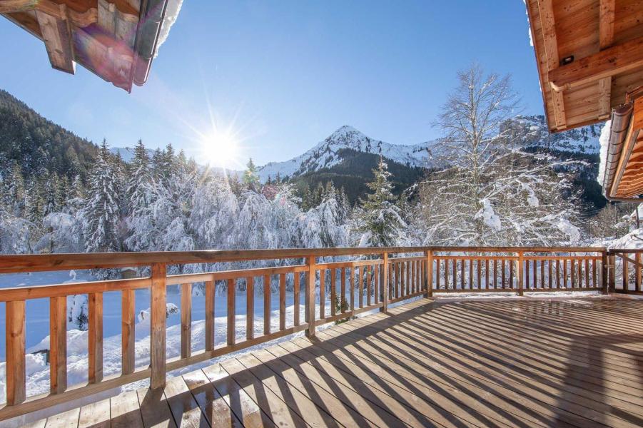 Аренда на лыжном курорте Chalet le Vanant - Morzine - Терраса