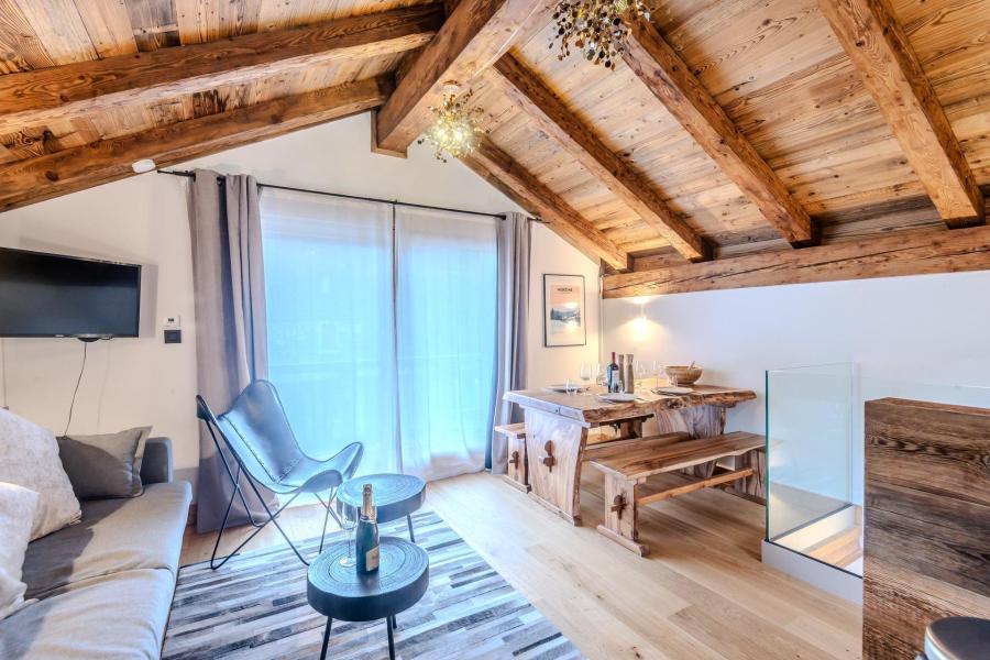 Skiverleih 2-Zimmer-Appartment für 4 Personen - Chalet Mazot Bambi - Morzine - Wohnzimmer