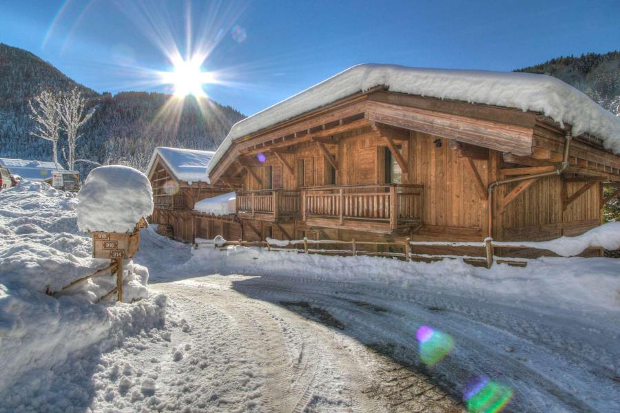 Urlaub in den Bergen 7 Zimmer Chalet für 16 Personen - Chalet Mésange Azurée - Morzine - Draußen im Winter