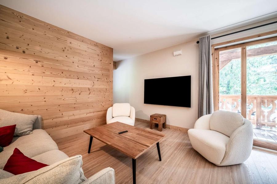 Skiverleih 4-Zimmer-Appartment für 8 Personen (A101) - Chalet Pascal - Morzine - Wohnzimmer