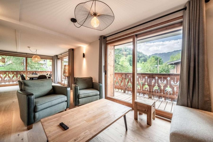 Skiverleih 5-Zimmer-Appartment für 8 Personen (A102) - Chalet Pascal - Morzine - Wohnzimmer