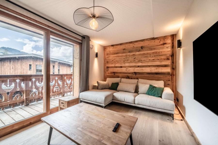 Skiverleih 5-Zimmer-Appartment für 8 Personen (A102) - Chalet Pascal - Morzine - Wohnzimmer