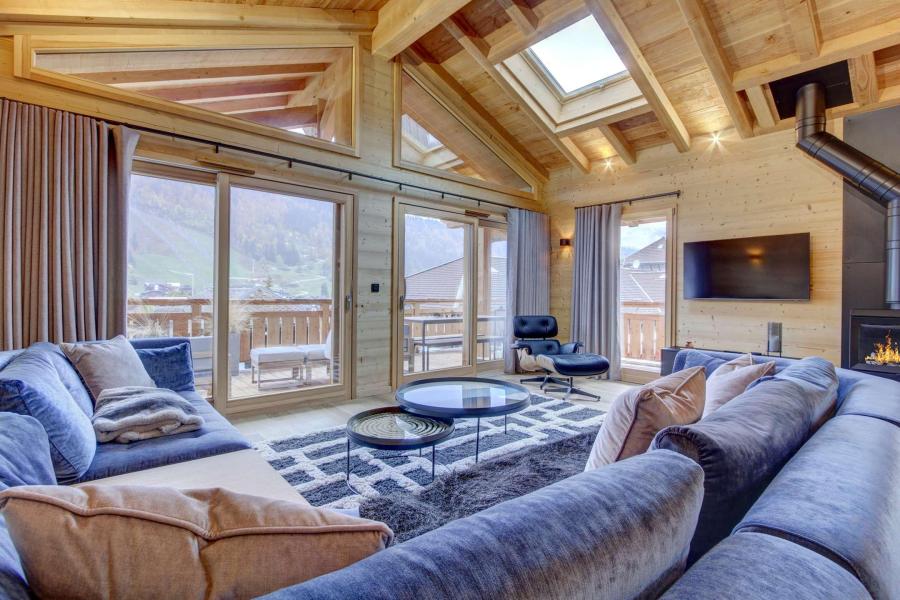 Ski verhuur Chalet triplex 5 kamers 9 personen - Chalet Tilly - Morzine - Woonkamer