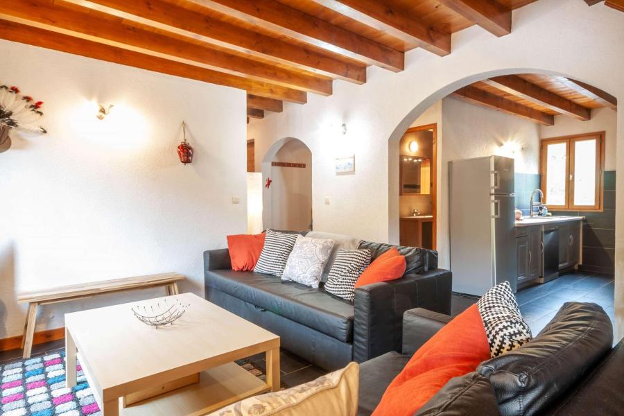 Rent in ski resort 5 room duplex apartment 10 people (3) - La Maison Rose - Morzine - Living room