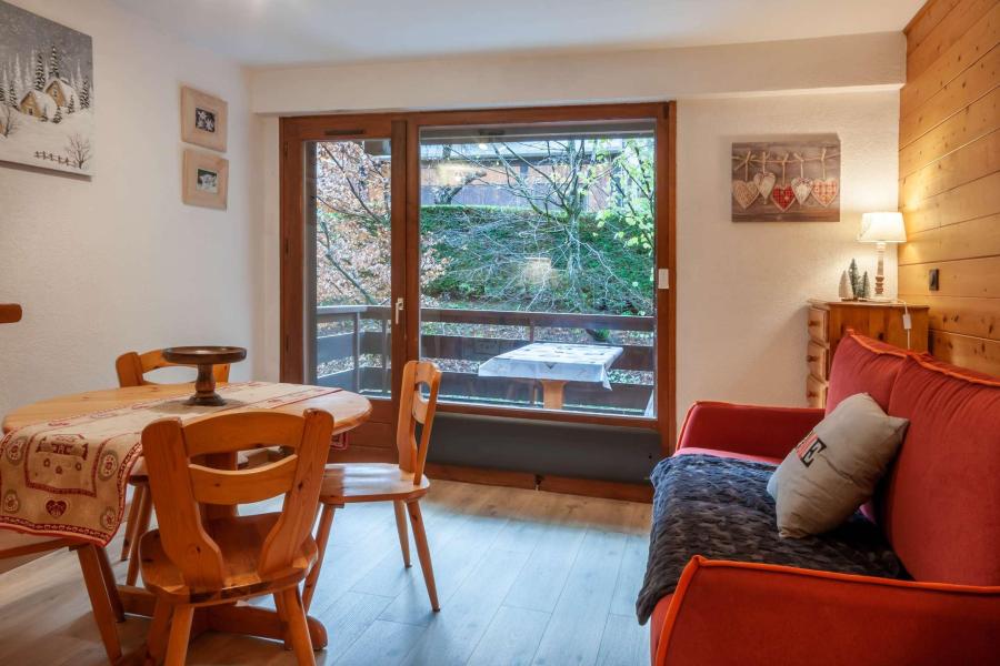 Ski verhuur Studio bergnis 4 personen (10) - La Résidence la Corniche - Morzine - Woonkamer