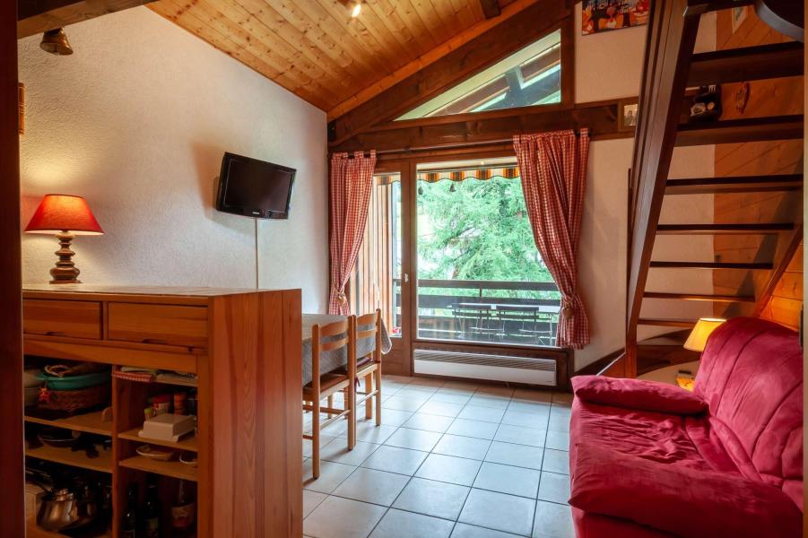 Ski verhuur Studio mezzanine 5 personen (19) - La Résidence la Corniche - Morzine - Woonkamer