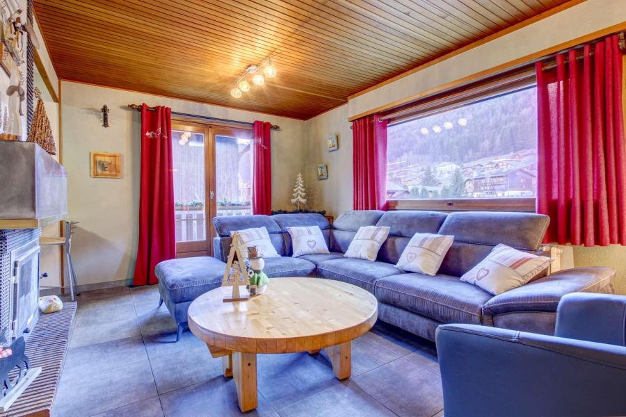 Rent in ski resort 5 room cottage 10 people - Maison l'Outo - Morzine - Living room