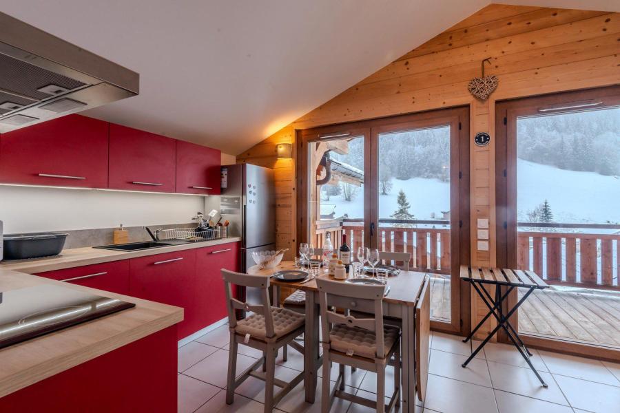 Аренда на лыжном курорте Апартаменты 3 комнат 6 чел. (A05) - Résidence Chalets Brunes - Morzine - Кухня