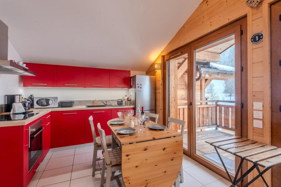 Location au ski Appartement 3 pièces 6 personnes (A05) - Résidence Chalets Brunes - Morzine - Cuisine