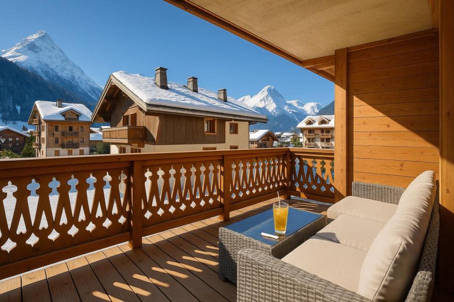 Location au ski Appartement 4 pièces 7 personnes (B206) - Résidence Dama - Morzine - Extérieur hiver