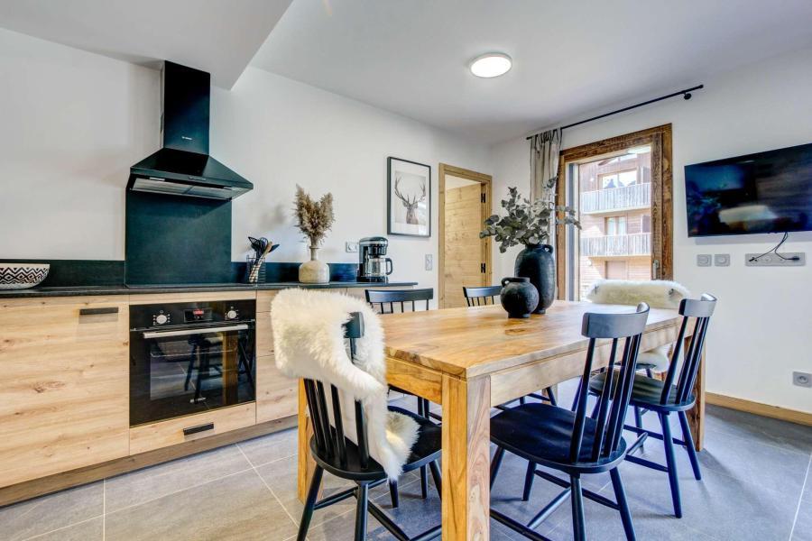 Skiverleih 2-Zimmer-Appartment für 6 Personen (B004) - Résidence Echo du Pleney - Morzine - Wohnzimmer