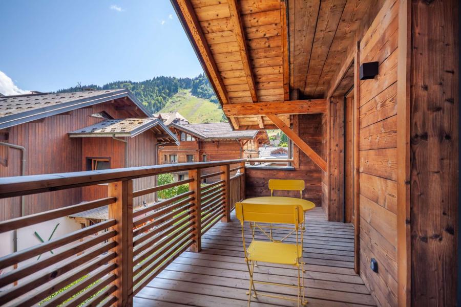 Soggiorno sugli sci Appartamento 4 stanze con cabina per 8 persone (B202) - Résidence Echo du Pleney - Morzine - Balcone