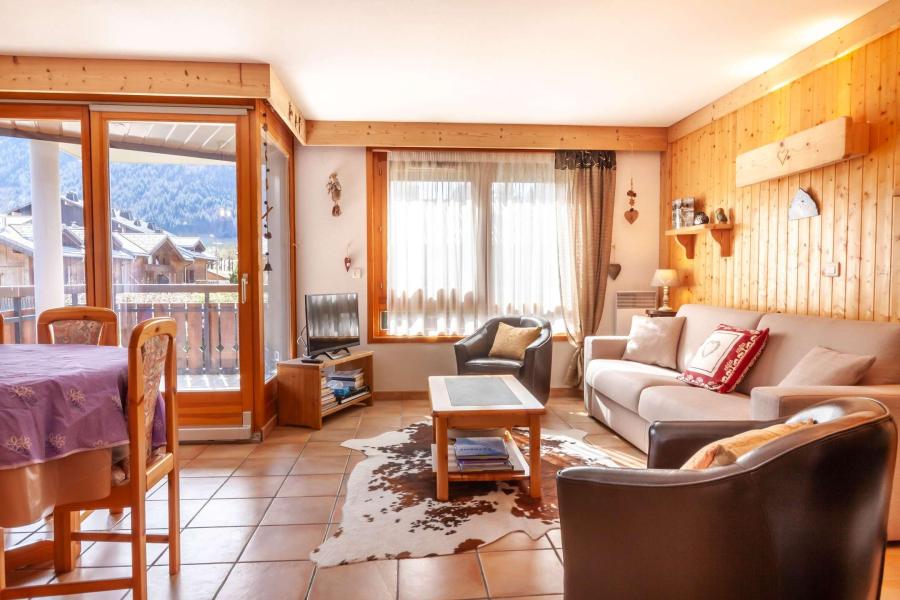 Rent in ski resort 3 room apartment 6 people (3) - Résidence la Ploche - Morzine - Living room