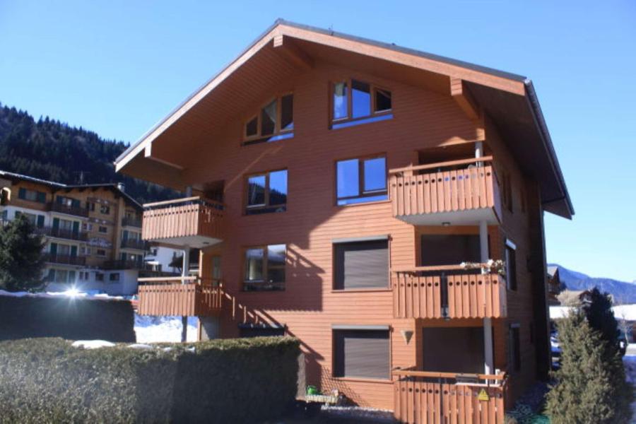 Rent in ski resort Résidence la Ploche - Morzine - Winter outside