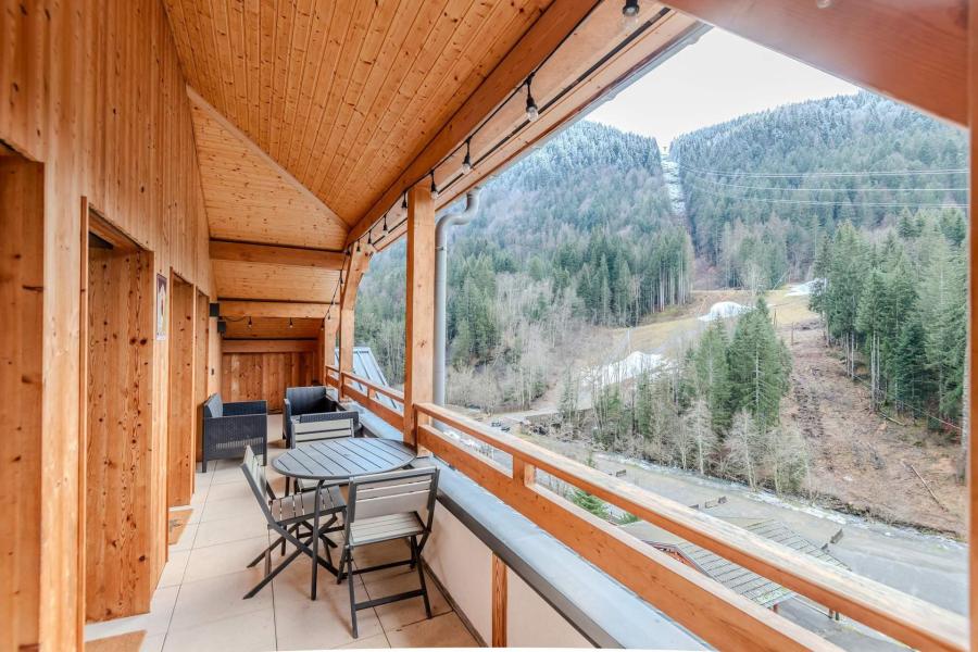 Ski verhuur Appartement 5 kamers 8 personen (12) - Résidence la Source d'Aulps - Morzine - Balkon