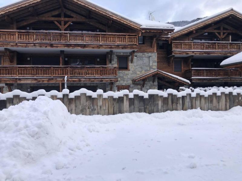 Urlaub in den Bergen 3-Zimmer-Appartment für 6 Personen (104) - Résidence le Lapia - Morzine - Draußen im Winter