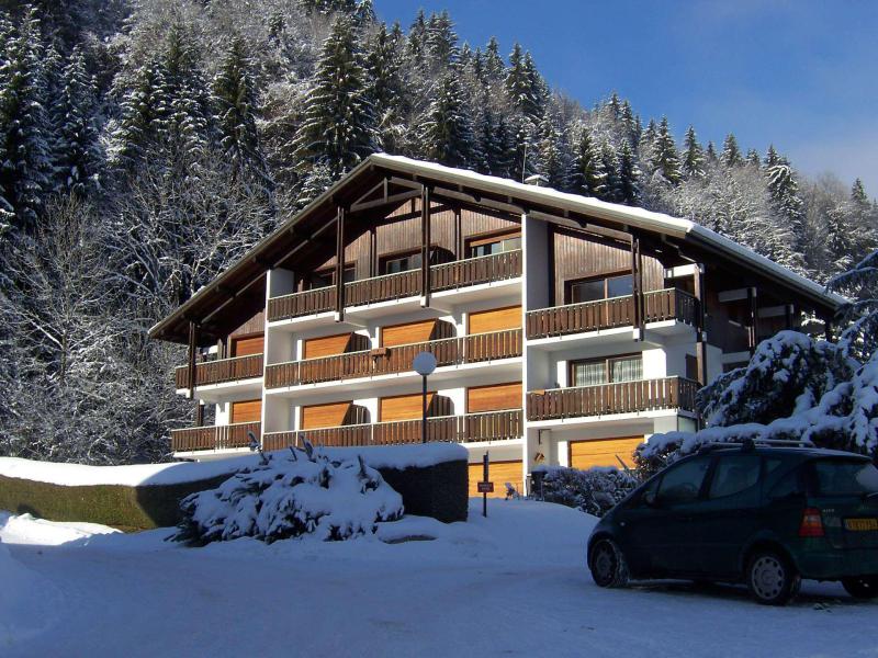 Rent in ski resort Résidence le Lezy - Morzine - Winter outside