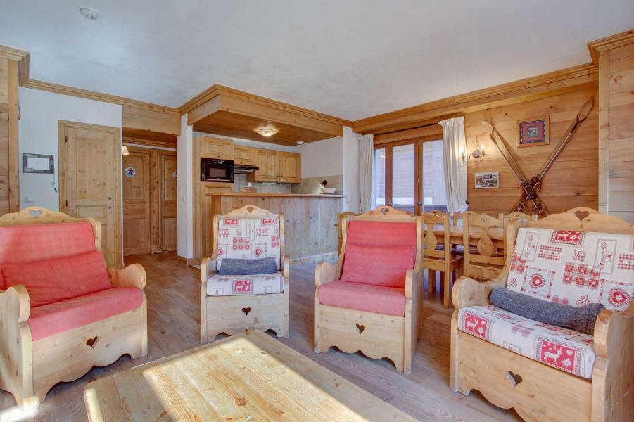 Rent in ski resort 3 room apartment 8 people (3) - Résidence le Lodge - Morzine - Living room