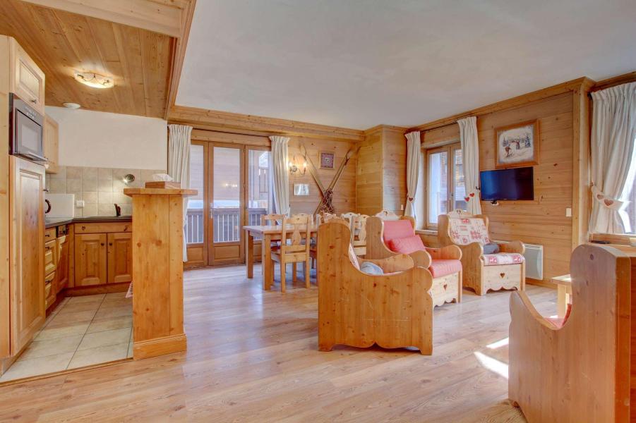 Rent in ski resort 3 room apartment 8 people (3) - Résidence le Lodge - Morzine - Living room