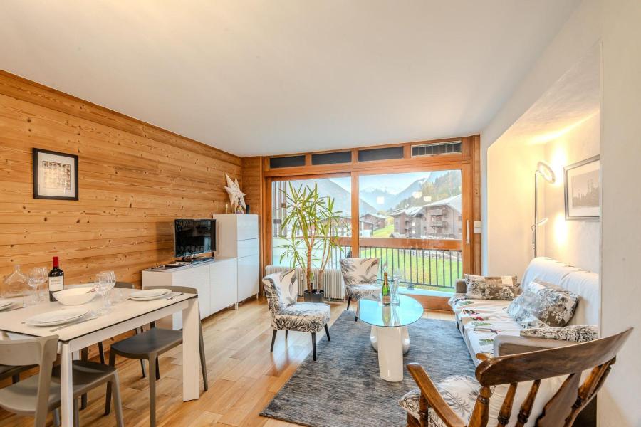 Rent in ski resort 4 room apartment 8 people (D1) - Résidence le Major - Morzine - Living room