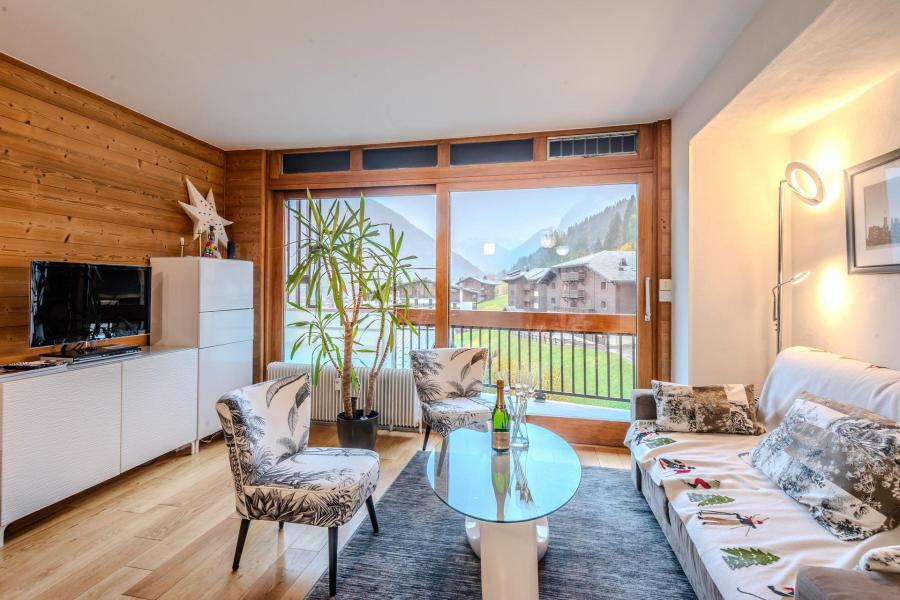 Rent in ski resort 4 room apartment 8 people (D1) - Résidence le Major - Morzine - Living room