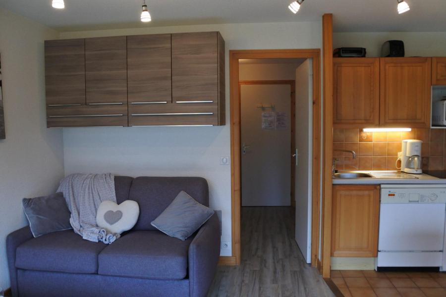 Ski verhuur Studio bergnis 4 personen (A4) - Résidence le Picaron - Morzine - Woonkamer