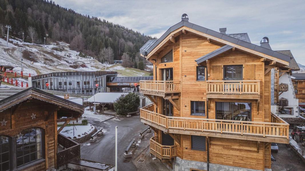 Location au ski Résidence Le Praz - Morzine - Extérieur hiver