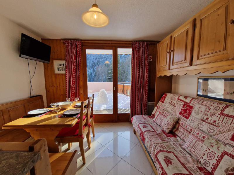 Ski verhuur Appartement 2 kamers bergnis 4 personen (2) - Résidence le Ranfolly - Morzine - Woonkamer
