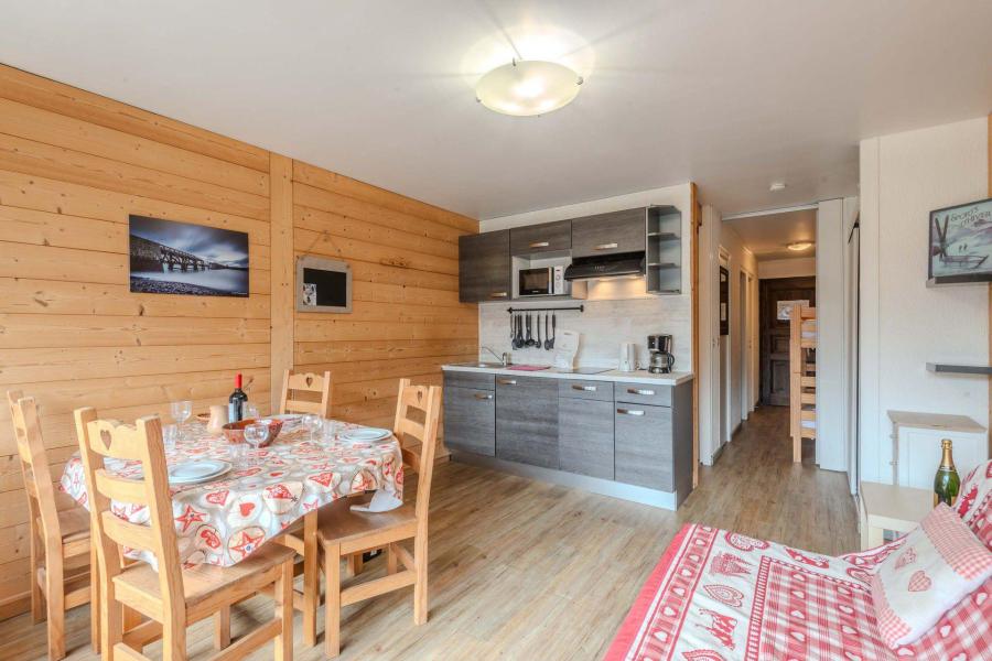 Skiverleih 2-Zimmer-Appartment für 4 Personen (A6) - Résidence le Schuss - Morzine - Wohnzimmer
