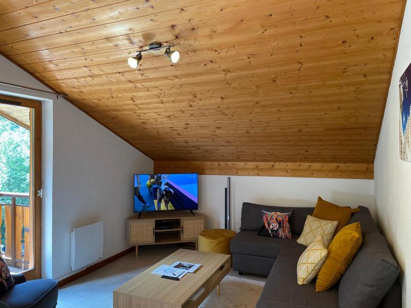 Rent in ski resort 4 room apartment 6 people (13) - Résidence le Vieux Moulin - Morzine - Living room