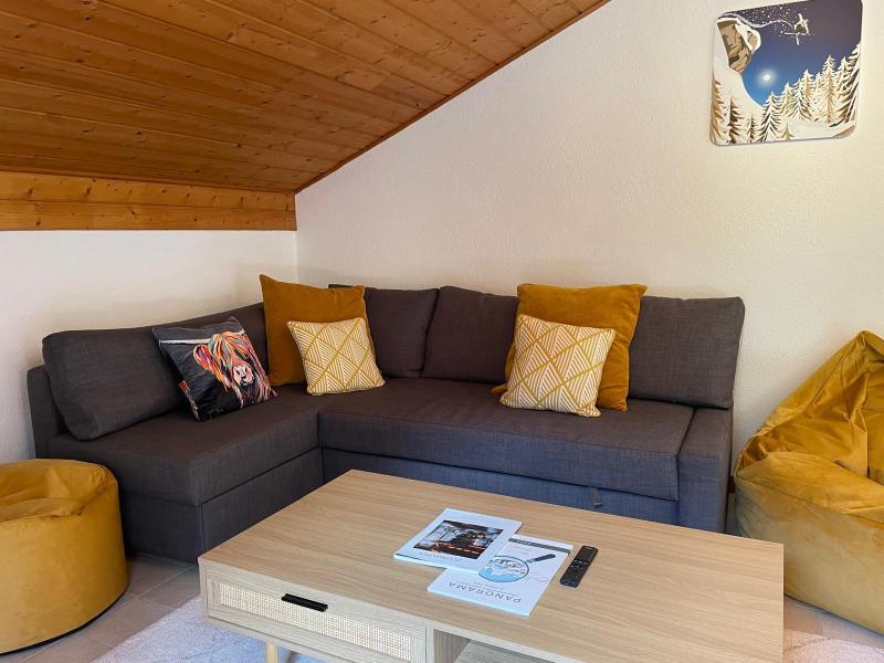 Skiverleih 4-Zimmer-Appartment für 6 Personen (13) - Résidence le Vieux Moulin - Morzine - Wohnzimmer