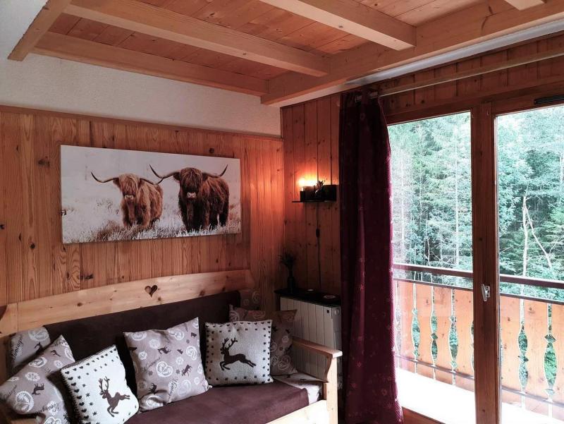 Ski verhuur Appartement 3 kamers 6 personen (21) - Résidence le Vieux Moulin - Morzine - Woonkamer