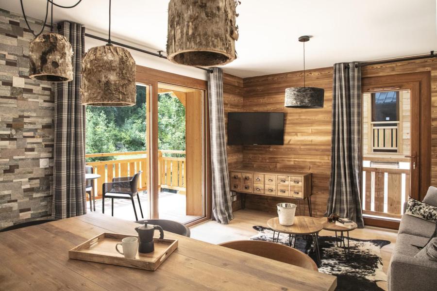 Rent in ski resort Résidence les 3 Sophie - Morzine - Living room