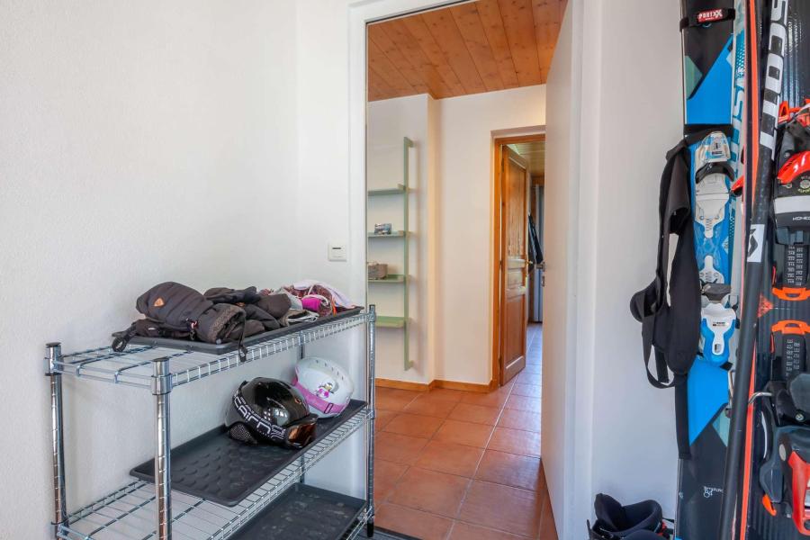 Skiverleih 4-Zimmer-Holzhütte für 8 Personen - Résidence les Brebis - Morzine - Diele