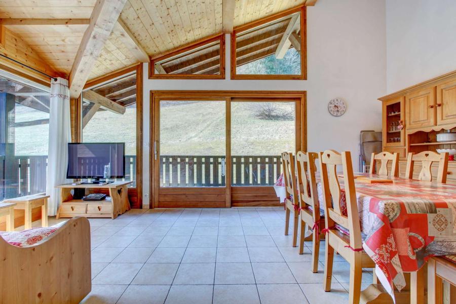 Skiverleih 3-Zimmer-Appartment für 6 Personen (A7) - Résidence les Césaries - Morzine - Wohnzimmer