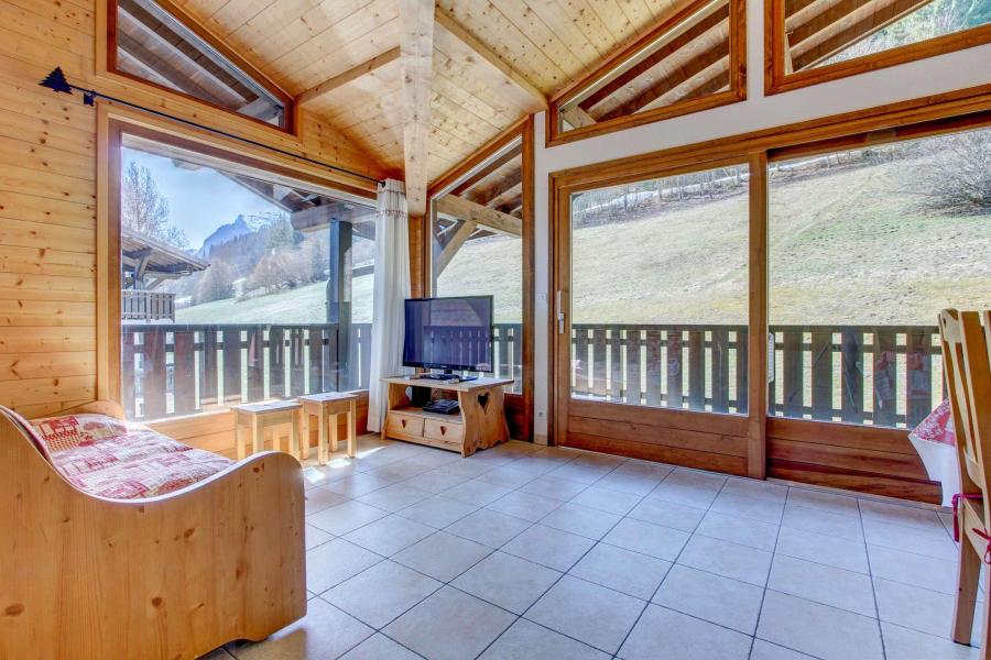 Skiverleih 3-Zimmer-Appartment für 6 Personen (A7) - Résidence les Césaries - Morzine - Wohnzimmer