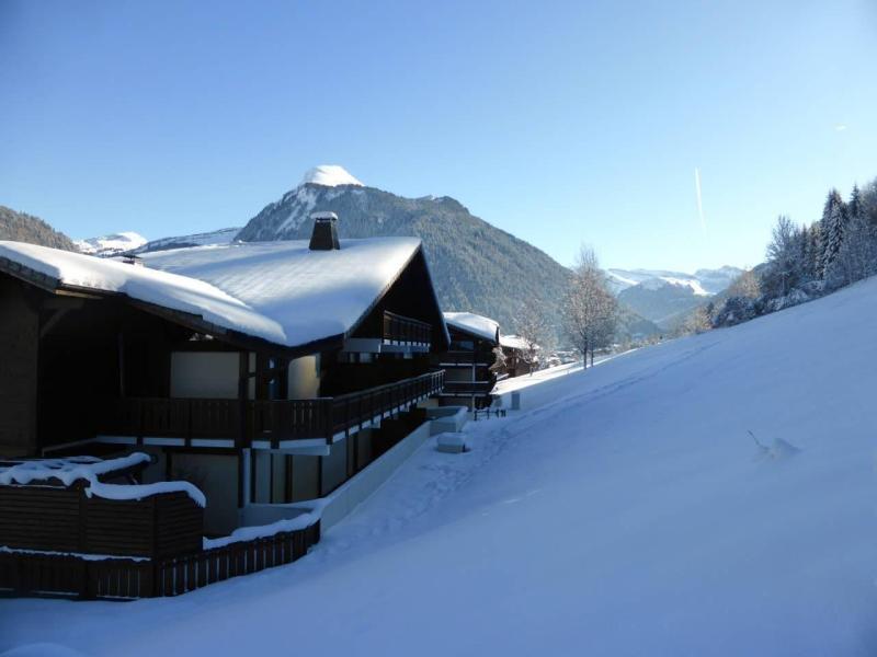 Vacances en montagne Résidence les Césaries - Morzine - Extérieur hiver