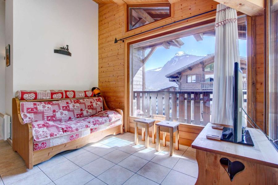 Wynajem na narty Apartament 3 pokojowy 6 osób (A7) - Résidence les Césaries - Morzine - Pokój gościnny