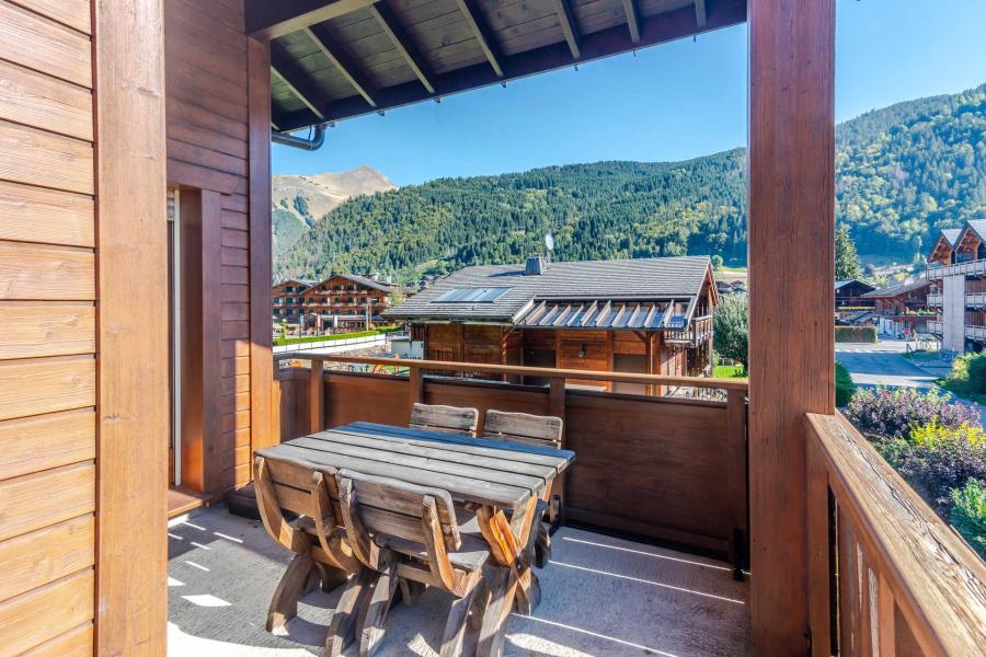 Rent in ski resort 5 room duplex apartment 10 people (4) - Résidence les Cordettes - Morzine - Balcony