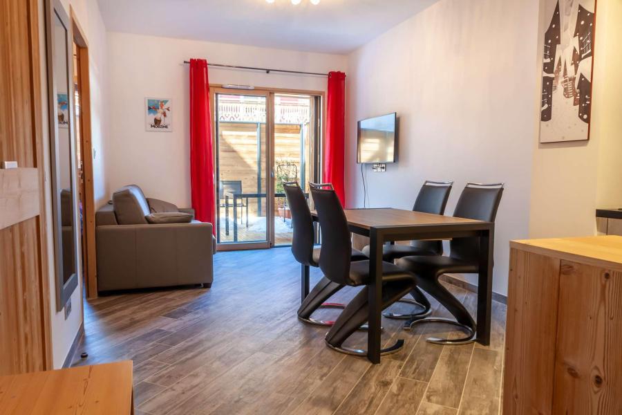 Skiverleih 2 Zimmer Appartement für 2-4 Personen (001) - Résidence les Portes du Pleney - Morzine - Wohnzimmer