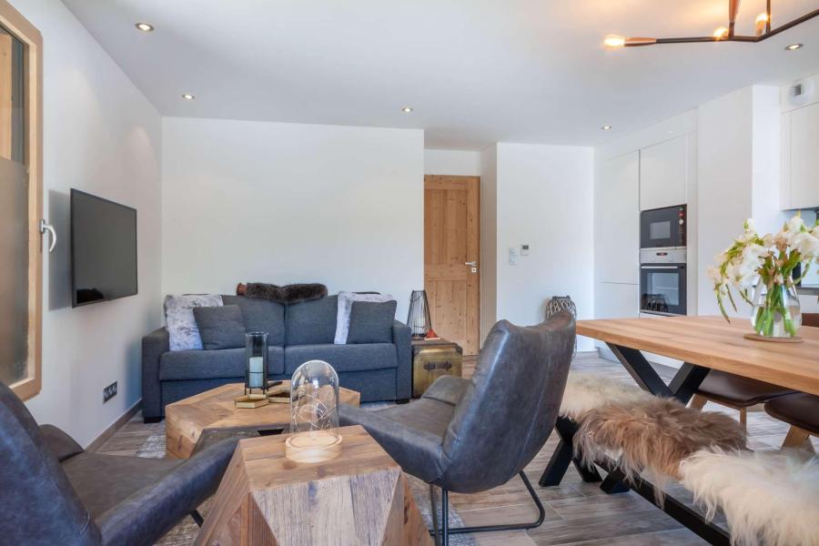 Wynajem na narty Apartament 3 pokojowy z alkową 6 osób (104) - Résidence les Portes du Pleney - Morzine - Pokój gościnny