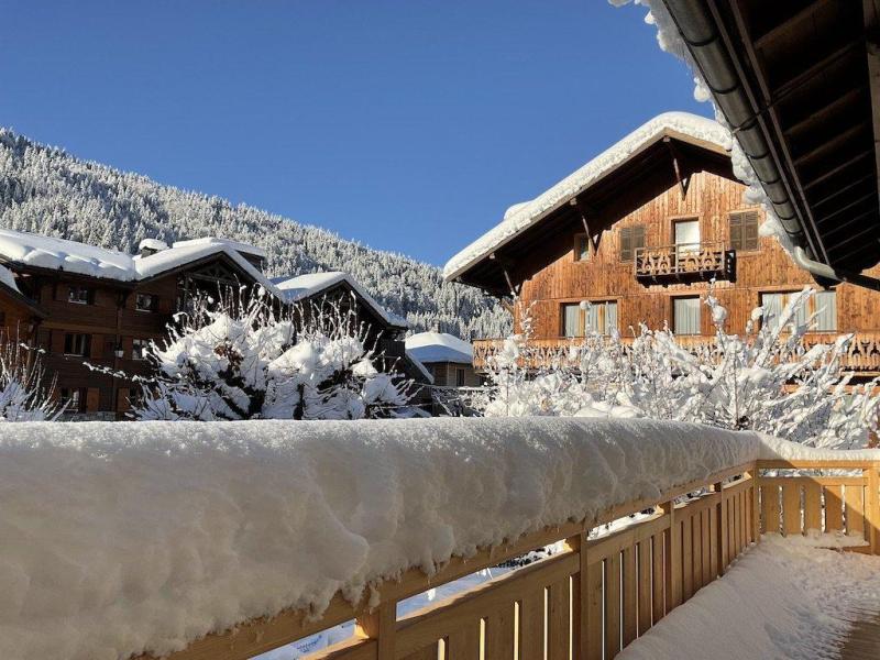 Skiverleih 4-Zimmer-Appartment für 8 Personen (2) - Résidence les Prodains - Morzine - Draußen im Winter